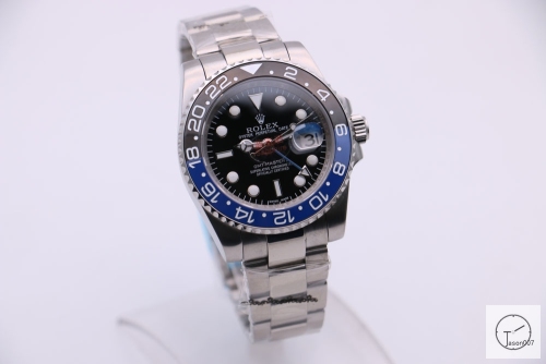 Rolex GMT-Master II Black Blue Ceramic Bezel Luxury Men's Watch Jubilee Strap 116760 AAYZ259881679470