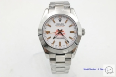 Rolex Milgauss Silver Dial 116400GV Watch Automatic Movement Green Crystal Watch MintAAYZ162481679430