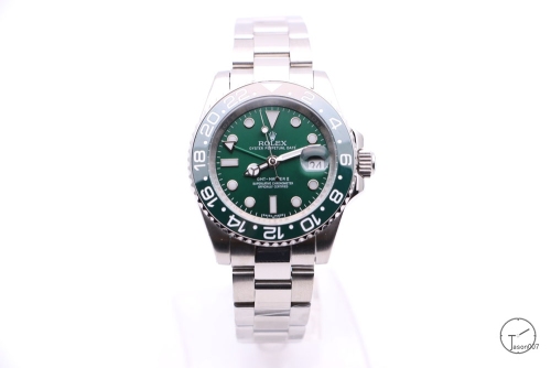 Rolex GMT-Master II Green Ceramic Bezel Green Dial Oyster steel Men's Watch 116710LN AAYZ259481679450