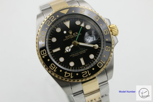 ROLEX GMT MASTER II TWO-TONE Gold Ceramic Bezel 116713 Automatic Movement Oyster Band AAYZ261081679470