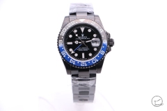 Rolex GMT-Master II Pvd Blue and Black Batman Bezel Blue Dial Luxury Men's Watch Oyster Strap 116760 AAYZ26081679470