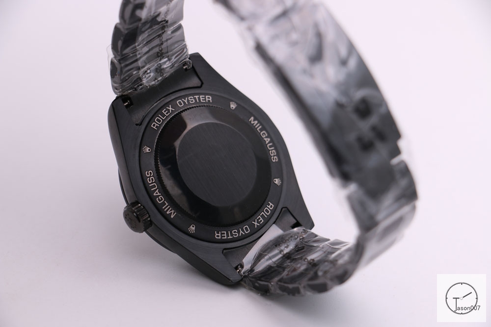 Rolex Milgauss Black Dial PVD 116400GV Watch Automatic Movement Green Crystal Watch MintAAYZ163681679480