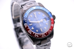 Rolex GMT-Master II Pvd Blue and Red Bezel Blue Dial Luxury Men's Watch Oyster Strap 116760 AAYZ260781679470