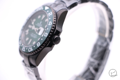 Rolex GMT-Master II Pvd Green Ceramic Bezel Dial Luxury Men's Watch Oyster Strap 116710 AAYZ260581679470