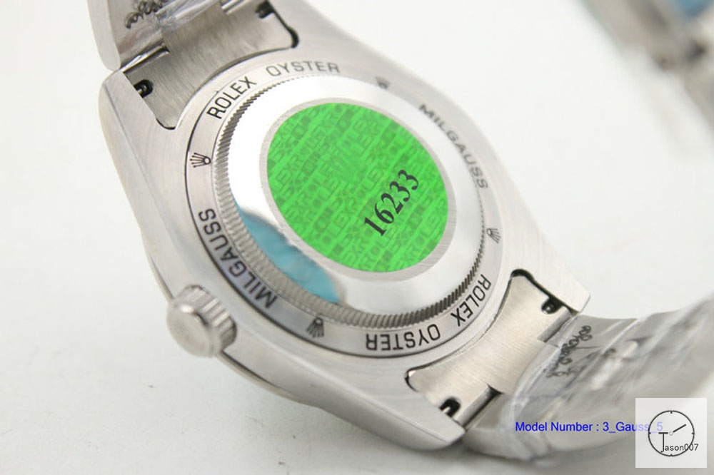 Rolex Milgauss Z Blue Dial 116400GV Watch Automatic Movement Green Crystal Watch MintAAYZ162381679430