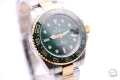 ROLEX GMT MASTER II TWO-TONE Gold Ceramic Bezel Green Dial 116713 Automatic Movement Oyster Band AAYZ261181679470