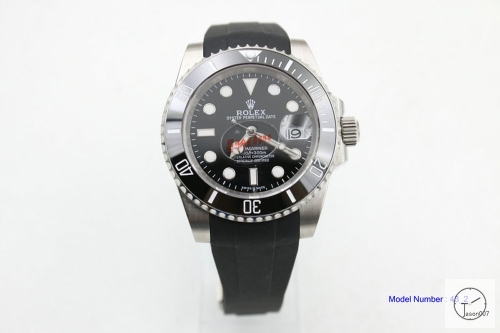 Rolex Submariner Date Ceramic Bezel Black Dial Men's Watch 116610 Stainless Rubber Strap SAAYZ26881679420