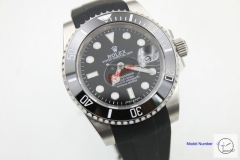 Rolex Submariner Date Ceramic Bezel Black Dial Men's Watch 116610 Stainless Rubber Strap SAAYZ26881679420