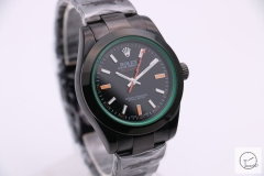 Rolex Milgauss Black Dial PVD 116400GV Watch Automatic Movement Green Crystal Watch MintAAYZ163581679480