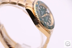 ROLEX GMT MASTER II 18k Gold Ceramic Bezel Green Dial 116718 Automatic Movement Oyster Band AAYZ261481679470