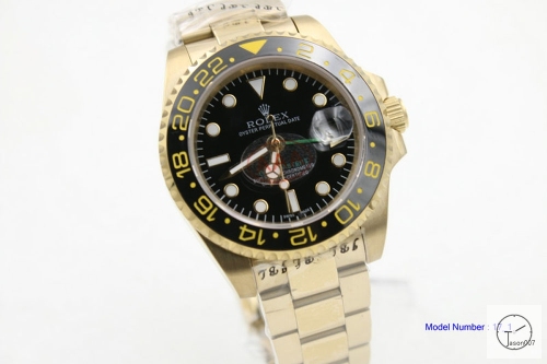 ROLEX GMT MASTER II 18k Gold Ceramic Bezel Green Dial 116718 Automatic Movement Oyster Band AAYZ261281679470