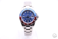Rolex GMT-Master II Blue Red Bezel Blue Dial Oyster steel Men's Watch 116710LN AAYZ259381679450