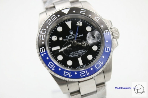 Rolex GMT-Master II Black Blue Ceramic Bezel Batman Men's Watch 116710BLNR AAYZ25851679450