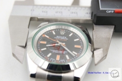 Rolex Milgauss 116400GV Black Dial Watch Automatic Movement Green Crystal Watch MintAAYZ162881679430