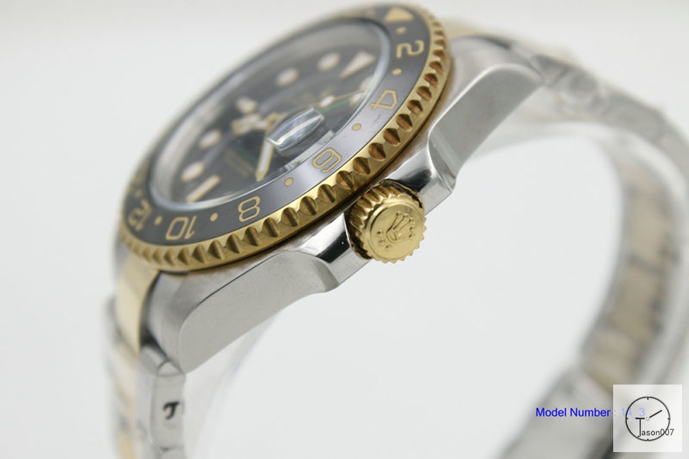 ROLEX GMT MASTER II TWO-TONE Gold Ceramic Bezel 116713 Automatic Movement Oyster Band AAYZ261081679470