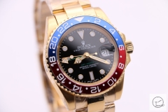 ROLEX GMT MASTER II 18k Gold Blue Red Pipsi Ceramic Bezel Green Dial 116718 Automatic Movement Oyster Band AAYZ261581679470