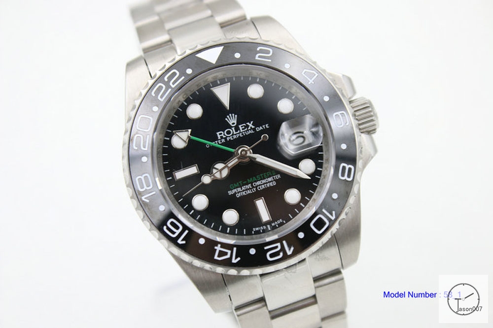 Rolex GMT-Master II Ceramic Bezel Black Dial Oyster steel Men's Watch 116710LN AAYZ25871679450