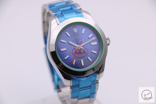 Rolex Milgauss Z Blue Dial 116400GV Watch Automatic Movement Green Crystal Watch MintAAYZ163481679480