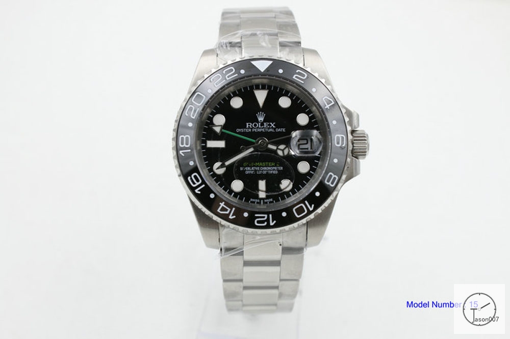 Rolex GMT-Master II Ceramic Bezel Black Dial Oyster steel Men's Watch 116710LN AAYZ25841679450