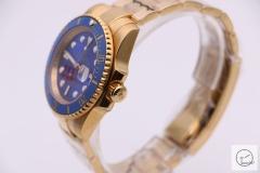 Rolex Submariner 18K Gold Ceramic Bezel Blue Dial Men's Watch 116618 Stainless SAAYZ270581659450