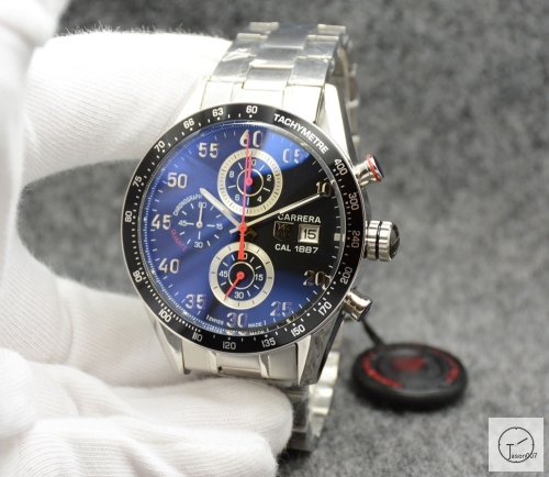 TAG Heuer Carrera 1887 Quartz Chronograph Compared To Carrera Heuer 01 Watch Review AHG2767895850