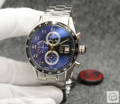 TAG Heuer Carrera 1887 Quartz Chronograph Compared To Carrera Heuer 01 Watch Review AHG2783895850