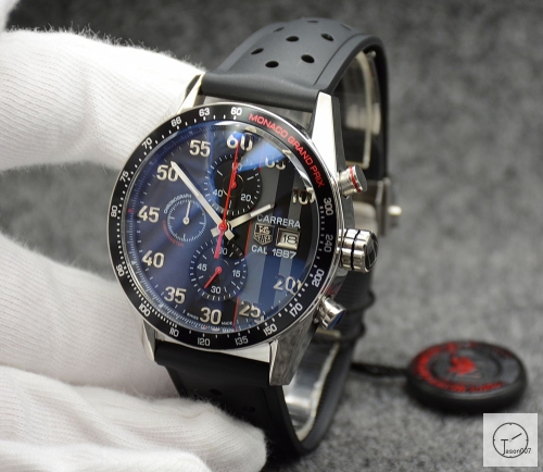 TAG Heuer Carrera 1887 Quartz Chronograph Compared To Carrera Heuer 01 Watch Review AHG2757895850