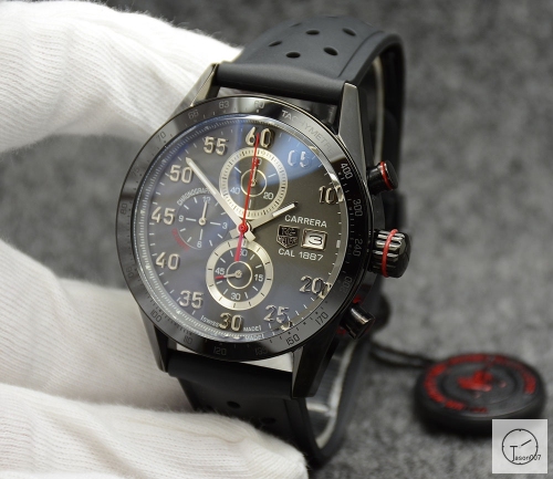 TAG Heuer Carrera 1887 Quartz Chronograph Compared To Carrera Heuer 01 Watch Review AHG2746895850