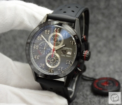 TAG Heuer Carrera 1887 Quartz Chronograph Compared To Carrera Heuer 01 Watch Review AHG2746895850