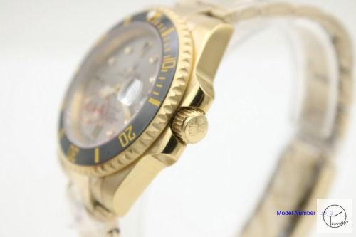Rolex Submariner 18K Gold Ceramic Bezel Gray Dial Men's Watch 116618 Stainless SAAYZ270881659450
