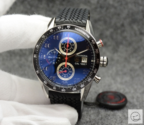 TAG Heuer Carrera 1887 Quartz Chronograph Compared To Carrera Heuer 01 Watch Review AHG2764895850