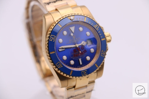 Rolex Submariner 18K Gold Ceramic Bezel Blue Dial Men's Watch 116618 Stainless SAAYZ270581659450