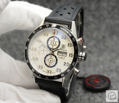 TAG Heuer Carrera 1887 Quartz Chronograph Compared To Carrera Heuer 01 Watch Review AHG2749895850