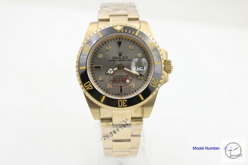 Rolex Submariner 18K Gold Ceramic Bezel Gray Dial Men's Watch 116618 Stainless SAAYZ270881659450