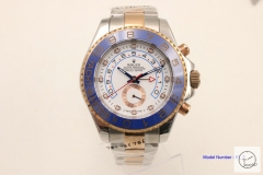 Rolex Yacht-Master 2 44MM Rotatable Ceramic Bezel Two Tone Everose Gold Silver Dial Automatic Movement Stainless Steel 116681 SAAYZ2738281659480