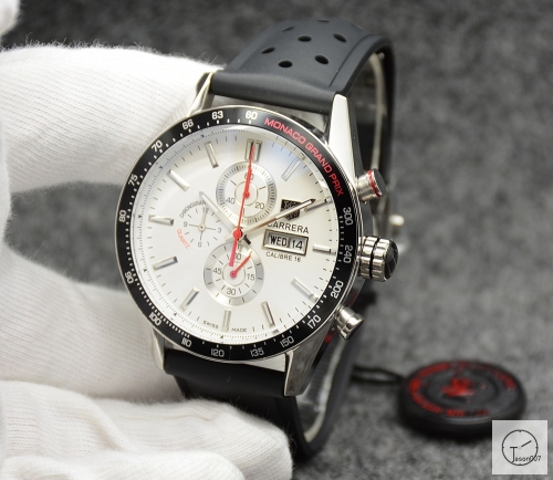 TAG Heuer Carrera 1887 Quartz Chronograph Compared To Carrera Heuer 01 Watch Review AHG2748895850