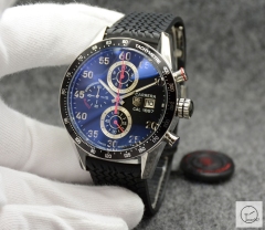 TAG Heuer Carrera 1887 Quartz Chronograph Compared To Carrera Heuer 01 Watch Review AHG2765895850