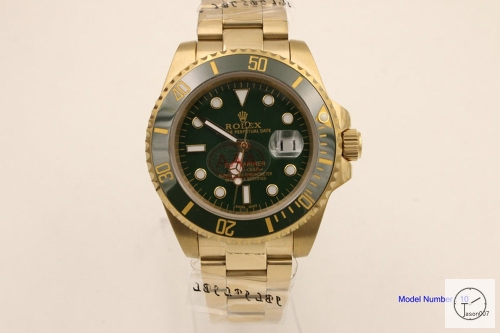 Rolex Submariner 18K Gold Ceramic Bezel Green Dial Men's Watch 116618 Stainless SAAYZ270781659450