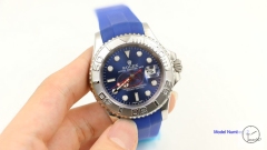 ROLEX Yacht-Master 40MM Blue Dial 16622 Stainless Steel Oyster Bracelet Automatic Men's Watch Rubber Strap SAAYZ271381659450