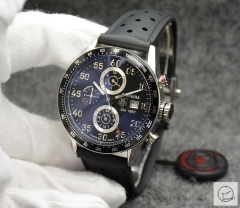 TAG Heuer Carrera 1887 Quartz Chronograph Compared To Carrera Heuer 01 Watch Review AHG2761895850