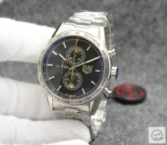 TAG Heuer Carrera 1887 Quartz Chronograph Compared To Carrera Heuer 01 Watch Review AHG2764895870