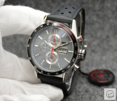 TAG Heuer Carrera 1887 Quartz Chronograph Compared To Carrera Heuer 01 Watch Review AHG2754895850