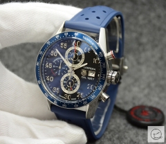 TAG Heuer Carrera 1887 Quartz Chronograph Compared To Carrera Heuer 01 Watch Review AHG2743895850