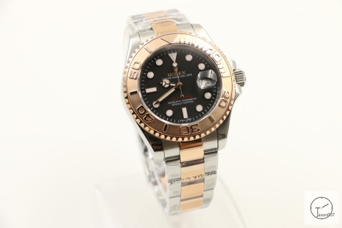 Rolex Yacht-Master 40mm 116621 Two Tone Everose Steel Black Dial Automatic Men's Watch SAAYZ2724081659470