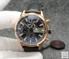 Tag Heuer Carrera Caliber 16 Day Date Quartz Chronograph Silver Dial Men's Watch AHGT212795850