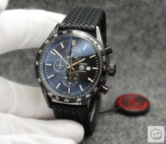 Tag Heuer Carrera Caliber 16 Day Date Quartz Chronograph Silver Dial Men's Watch AHGT217895850