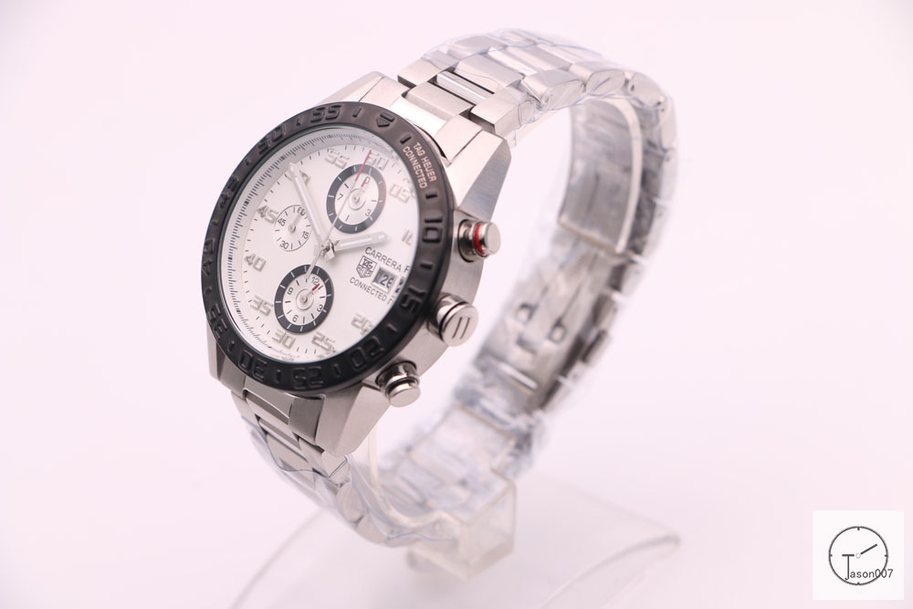 Tag Heuer Carrera Caliber 16 Day Date Quartz Chronograph Silver Dial Men's Watch AHGT221295850