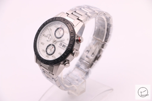 Tag Heuer Carrera Caliber 16 Day Date Quartz Chronograph Silver Dial Men's Watch AHGT221295850