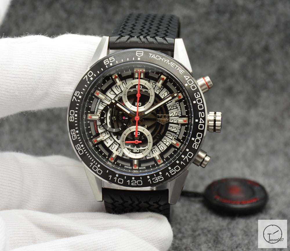 Tag Heuer Carrera Caliber 16 Day Date Quartz Chronograph Silver Dial Men's Watch AHGT216695850