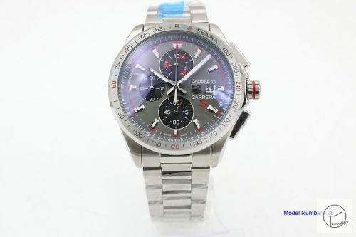 Tag Heuer Carrera Caliber 16 Quartz Chronograph Silver Dial Men's Watch AHGT223195880